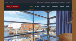 Desktop Screenshot of hotel-kontorhaus-stralsund.de